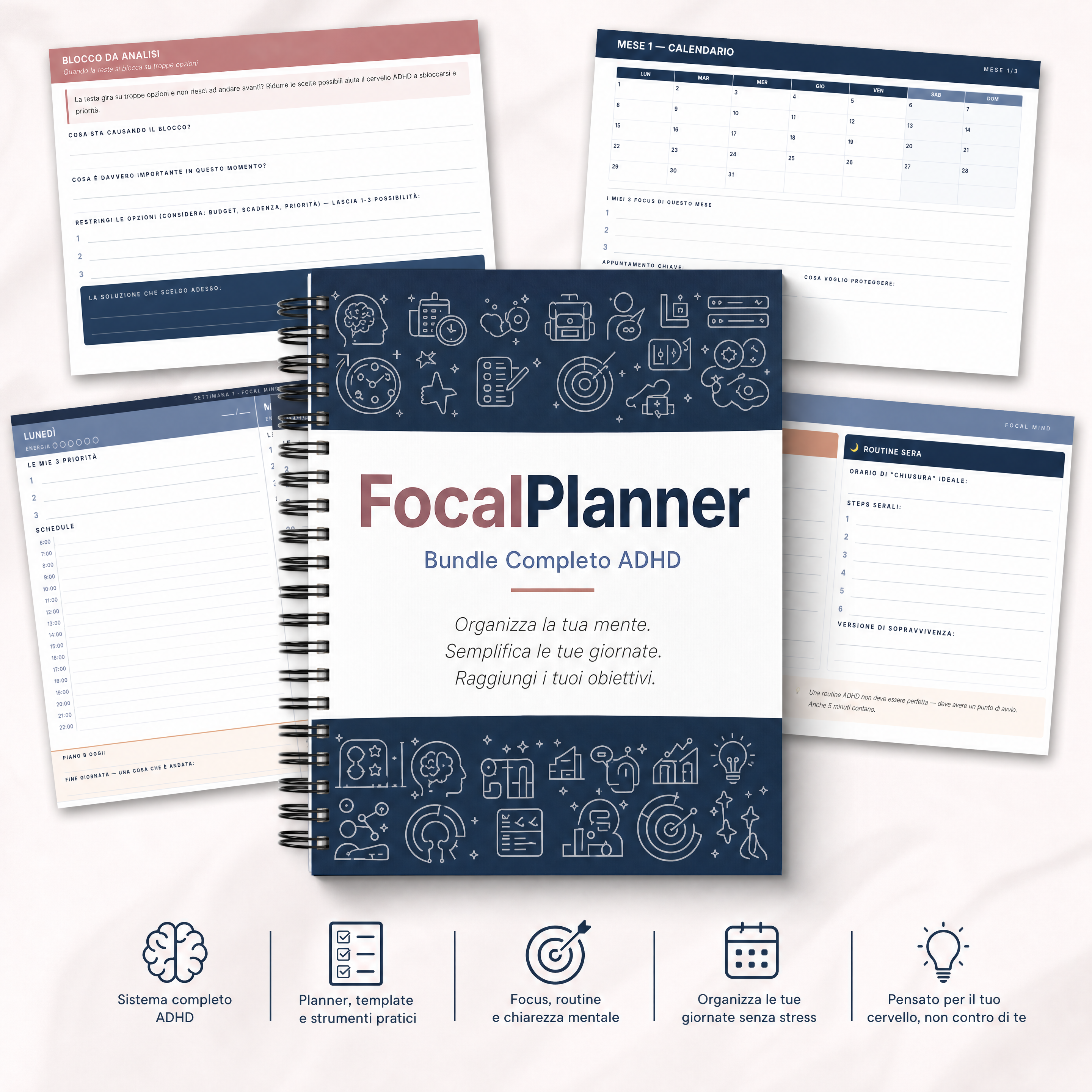 FocalPlanner 2.0 — Bundle Completo ADHD